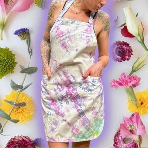 Hand dyed apron